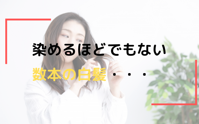 染めるほどでもない数本の白髪 でも 白髪染めって使った方がいい ジアミンアレルギーの方に正しい事実を ノンジアミンカラーでお悩み解決